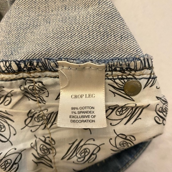 White House Black Market Women’s Noir Crop Leg Jeans, Size 4. - Picture 7 of 7